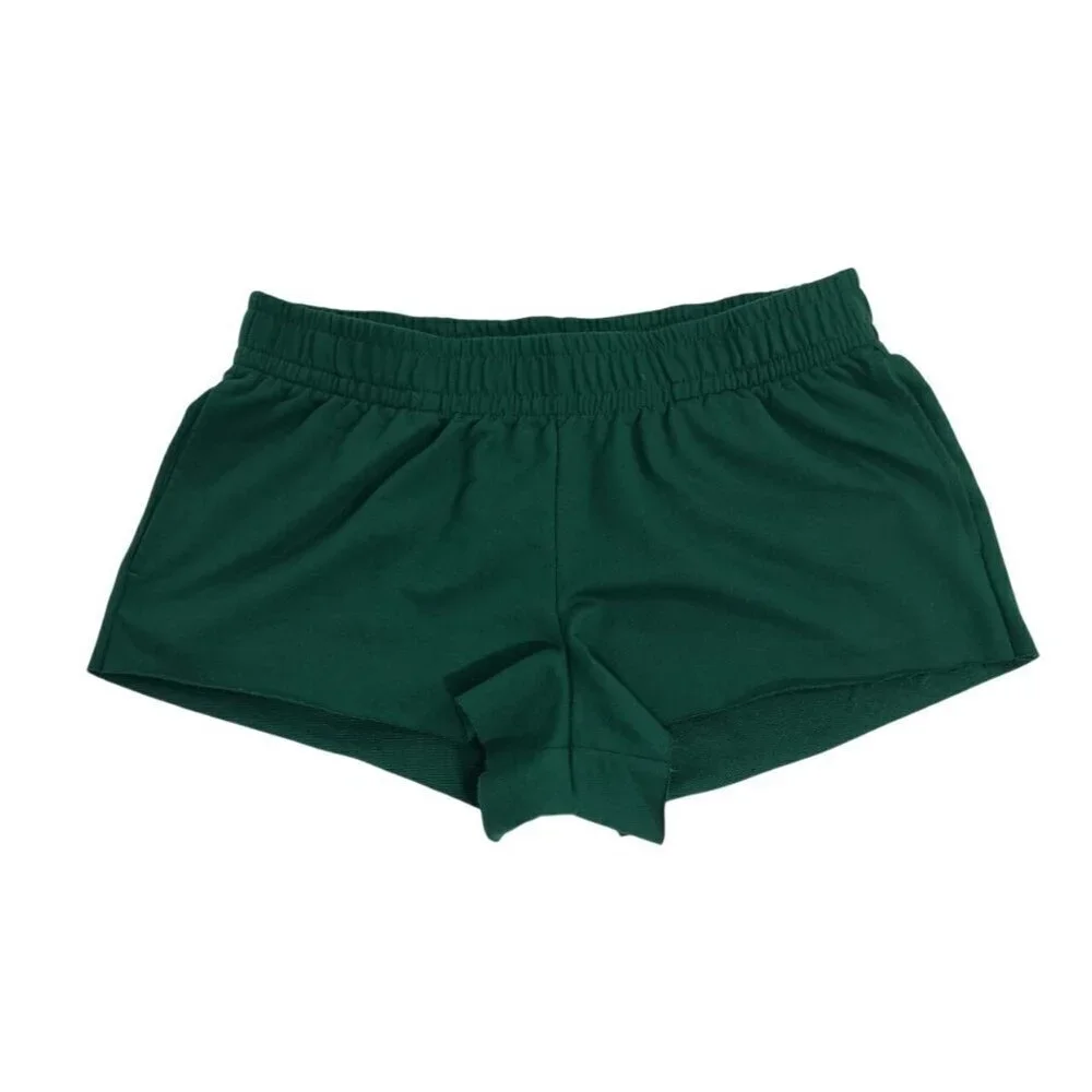 Wild Fable Green Elastic Waist Womens Shorts Size Large Cotton Blend.